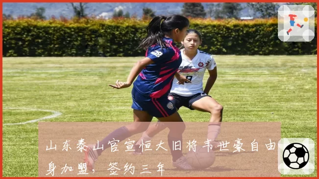 山东泰山官宣恒大旧将韦世豪自由身加盟，签约三年