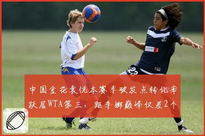 中国金花袁悦本赛季破发点转化率跃居WTA第三，距李娜巅峰仅差2个百分点