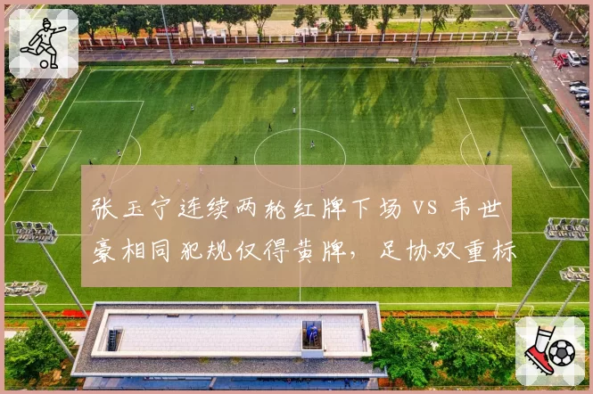 张玉宁连续两轮红牌下场 vs 韦世豪相同犯规仅得黄牌，足协双重标准遭质疑